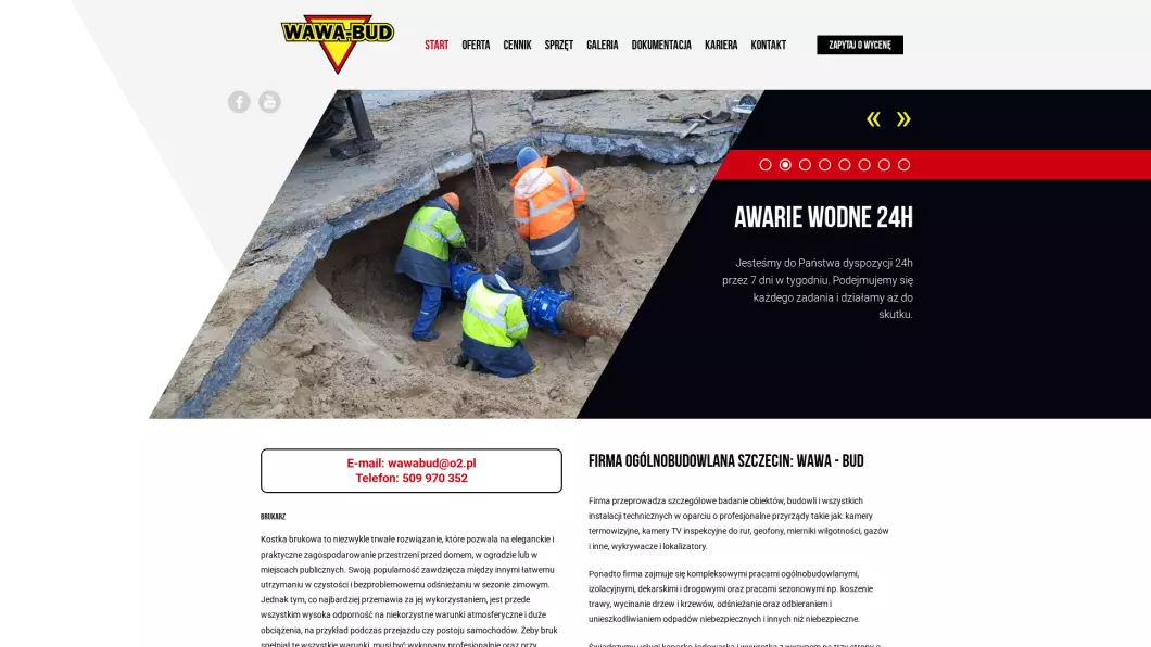 Firma ogólnobudowlana Szczecin - usługi budowlane | Wawa-Bud - podgląd