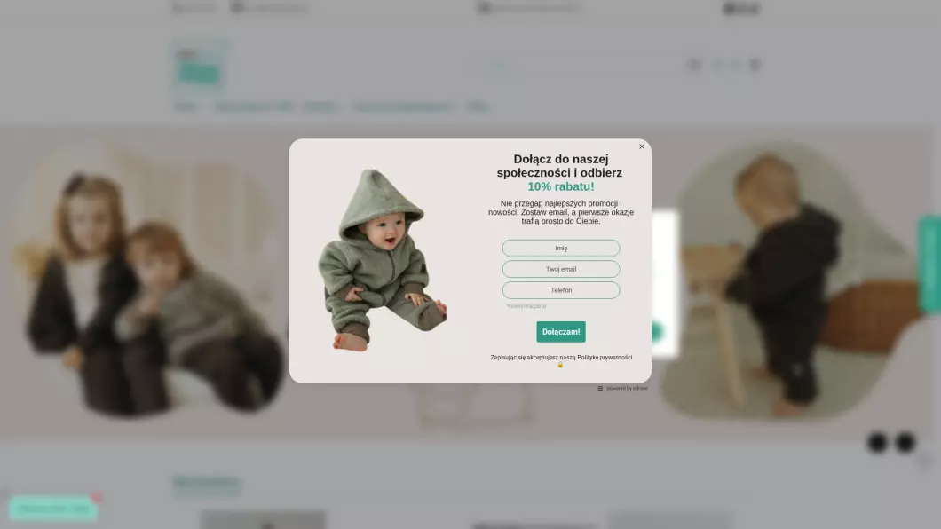 Ubranka dla niemowląt - MiLeo Baby - podgląd